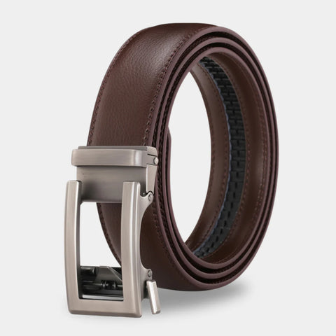 CEINTURE MAJESTIQUE : Ceinture automatique en cuir a clique simple pour femme