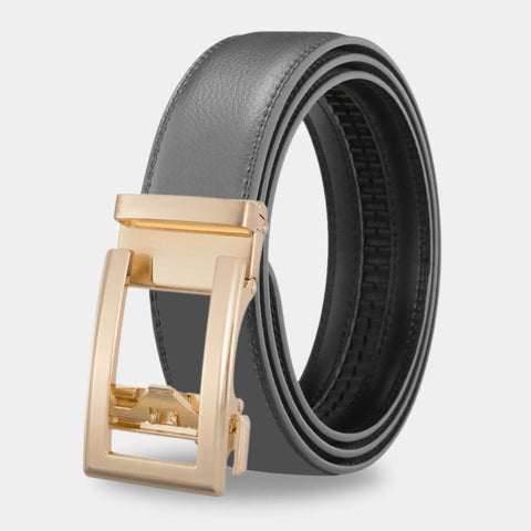 CEINTURE MAJESTIQUE : Ceinture automatique en cuir a clique simple pour femme